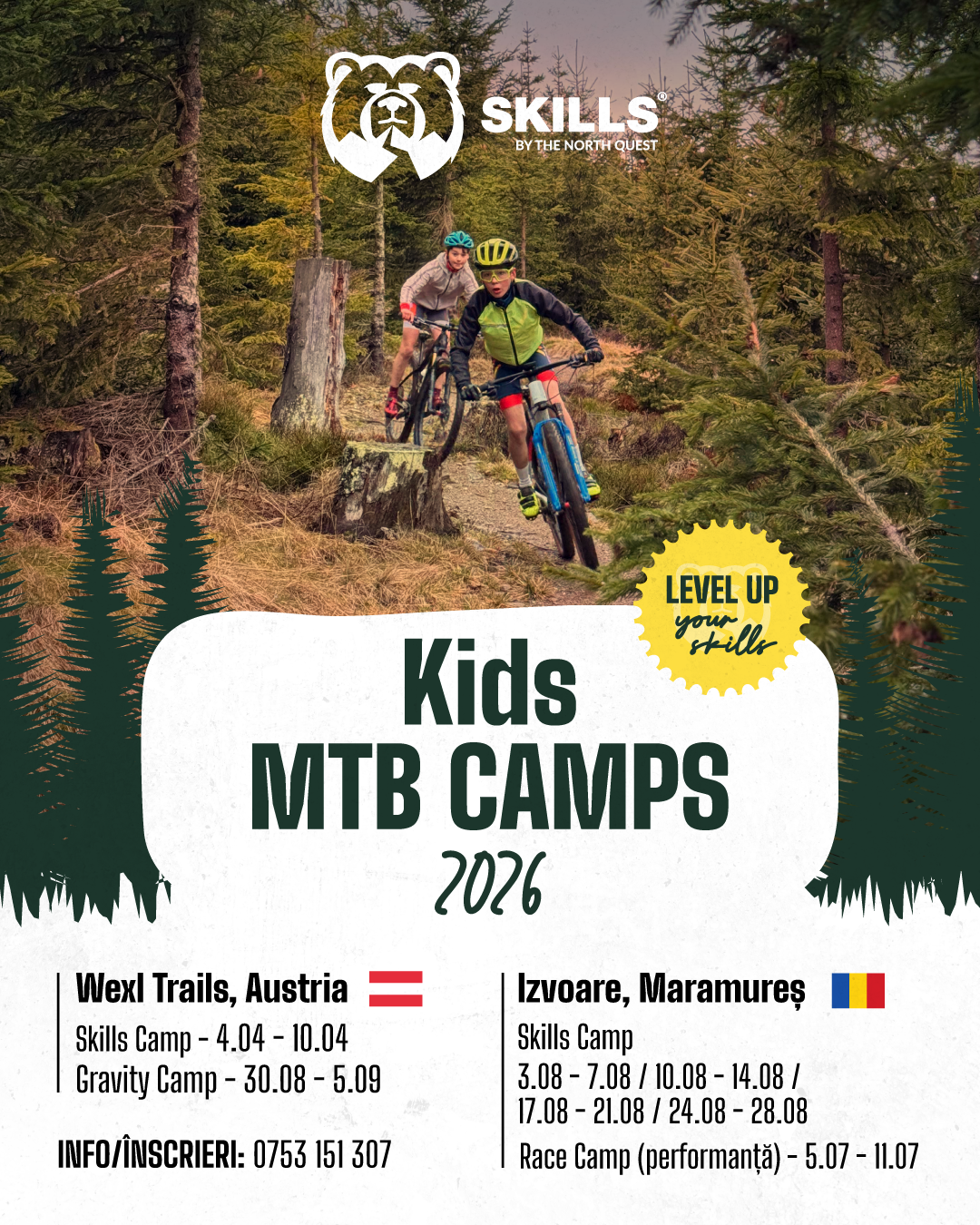 Tabere MTB Copii 2026